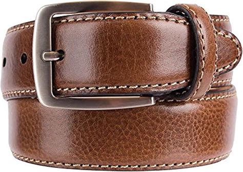 Kirkland Signature Men's Italian Leather Full Grain Belt Brown Size 38 ...