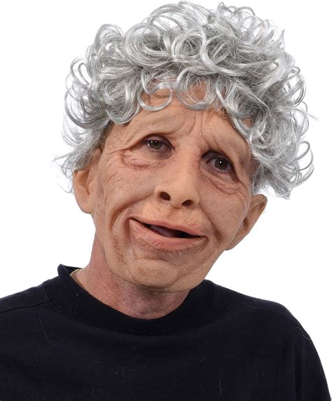 Buy Zagone Studios Loving Grandma Marge Latex Mask, a Super Soft Old ...