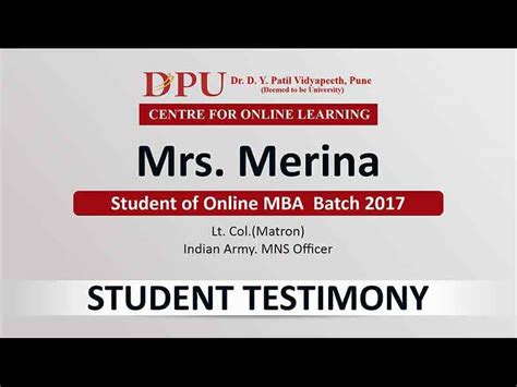 D Y Patil University Top College for Online MBA in India