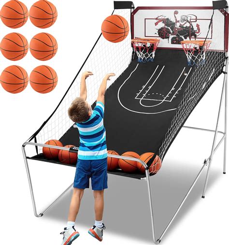 Official Pop-A-Shot PRO Dual Shot - Folding Ball Return Ramp - 16 Game ...