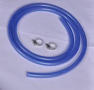 Ameraempire Transparent Gas Hose Pipe 3 Meter with Stainless Steel ...
