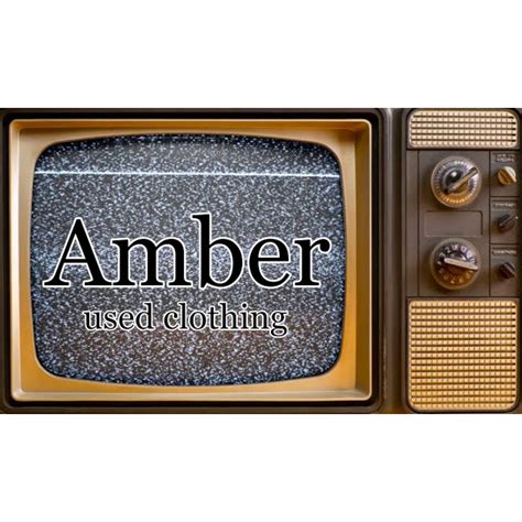 Amber used clothing