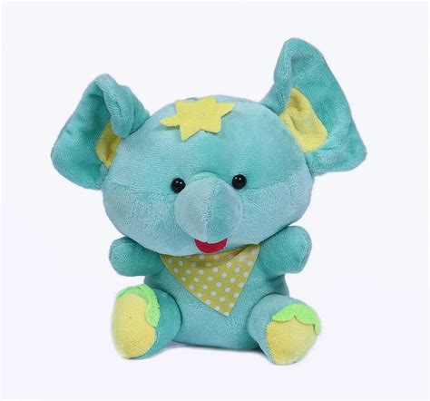 Toy Tales Flora Elephant Soft Toys, 18 cm, 3Y+, Multicolor