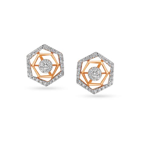 Dainty Geometric Stud Earrings