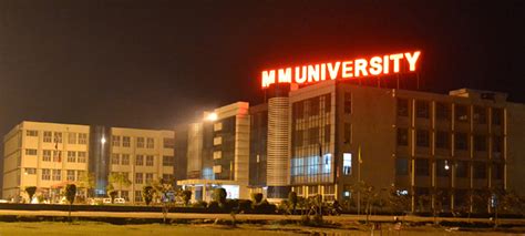Maharishi Markandeswar University Ambala Admission Eligibility Cutoff