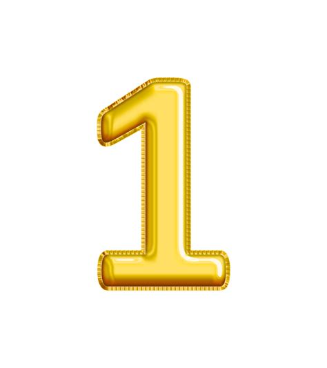 Number 1 One Isolated Balloon Text Effect. You can use this asset for content like as Birthday ...