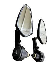 SGTB Aluminum Bar End Rear View Mirrors for Motorcycle