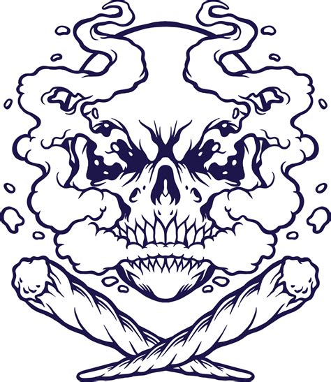 Smoking Weed Drawing