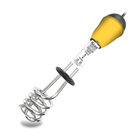 Shock* Proof Immersion Rod Water Heater 1500 Watts with Thermal Auto C ...