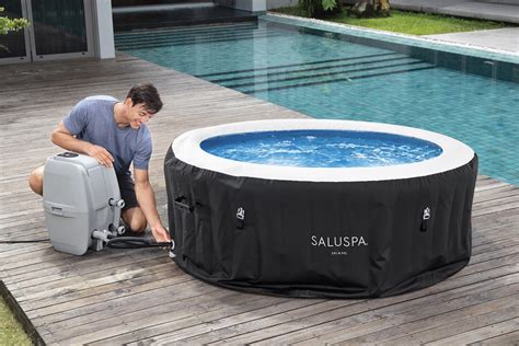 Bestway Saluspa Bestway 85 In X 31.5 In 7 Person Inflatable Round Hot