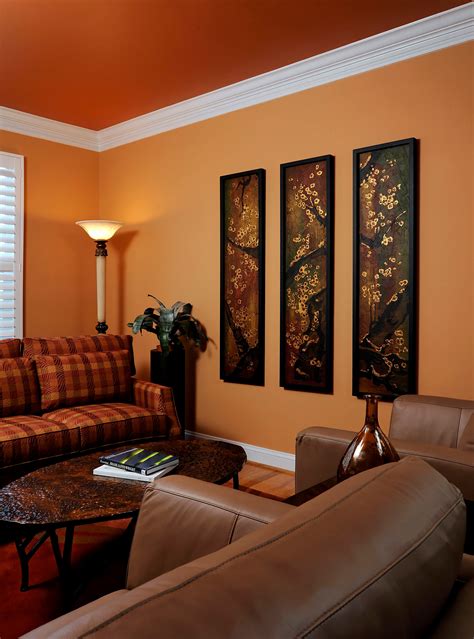 Orange you glad you found orange living room decorations for your ...