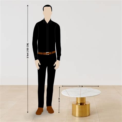 Buy Salisbury NXT Marble Top Coffee Table - Gold from Home Centre at ...