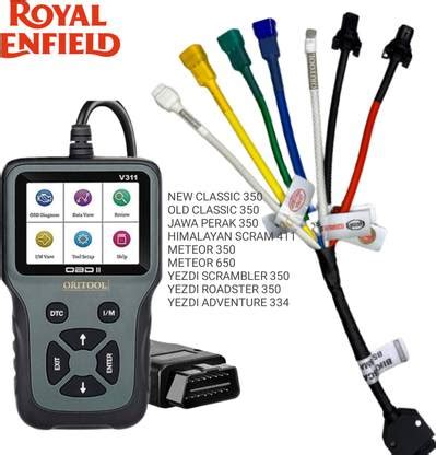 Oritool ROYAL ENFIELD CABLE WITH BS6 & BS7 SCANNER OBD Interface Price ...