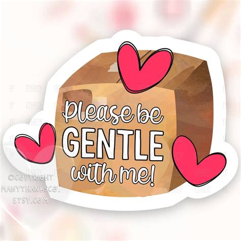 Buy Handle With Care Sticker Online In India - Etsy India