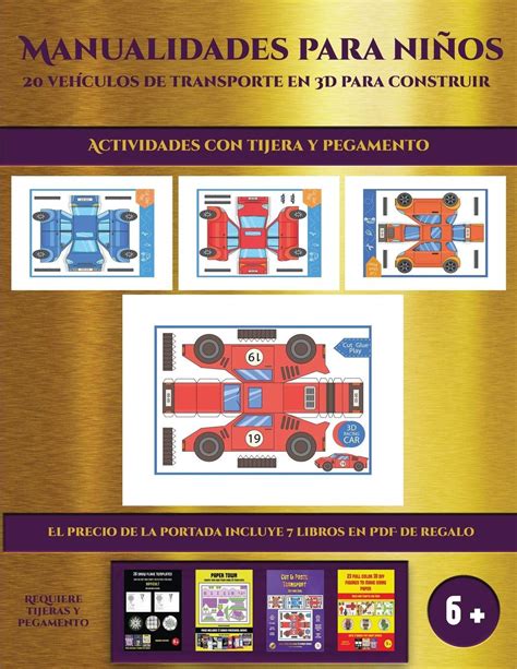 Buy Actividades con tijera y pegamento (19 vehículos de transporte en ...