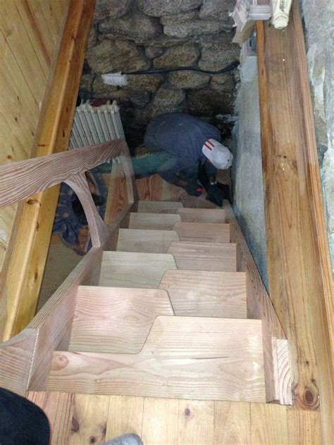 Escalera de pie alterno, japonesa, pie izquierdo, etc... - Carpintería ...