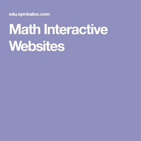 Image result for Interactive Maths Lessons