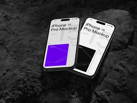 Phone Screen Mockup (2 Devices)