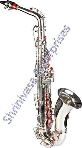 Shrinivasa Enterprises 004 Alto Saxophone,Super Special Quality, Silver ...