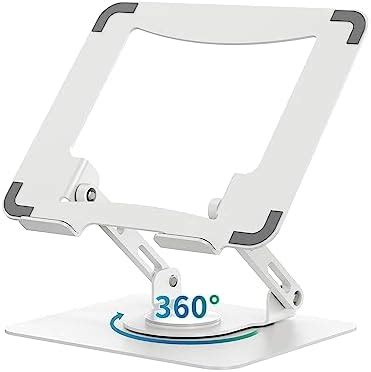 SOUNDANCE 360 Rotating Laptop Stand, Ergonomic Computer Riser for Desk ...
