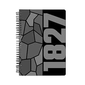 CITY POSTERS PLUS 1827 Year Notebook (A5 Size, 100-160 Pages, Unruled ...