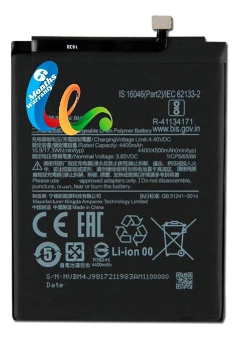 Original BM4J Replacement Part for Redmi Note 8 Pro 2015105, M1906G7I ...