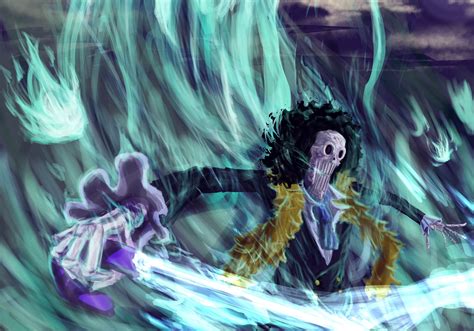 Brook One Piece 8K Ultra HD Anime Wallpaper – Soul King in Action by beef