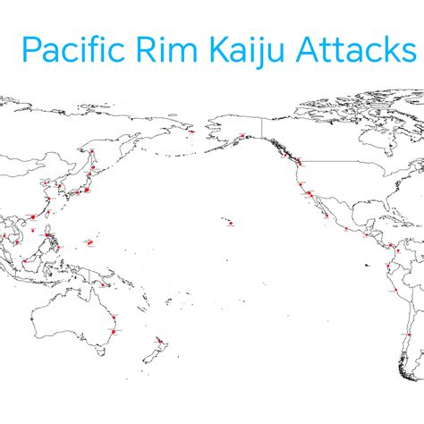 Blank Pacific Rim Map