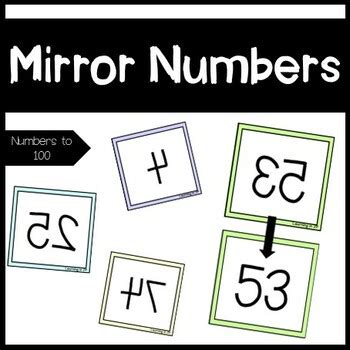 Image result for Mirror Numbers Chart