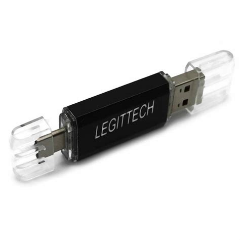 USB 2.0 32GB Flash Drive Dual USB Type C Memory Stick LEGITTECH 2 in 1 ...