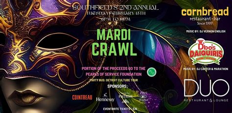 Southfield Mardi Crawl - 2nd Annual, Northwestern Highway, Southfield ...