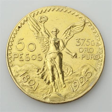 1925 Mexican .900 Gold Centenario 50 Pesos Coin | Property Room