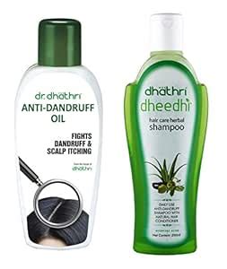 Buy Dhathri Combo Of Anti-Dandruff Oil and Dheedhi Hair Care Herbal ...
