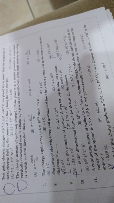 The ratio of electric force and gravitational force between a proton and