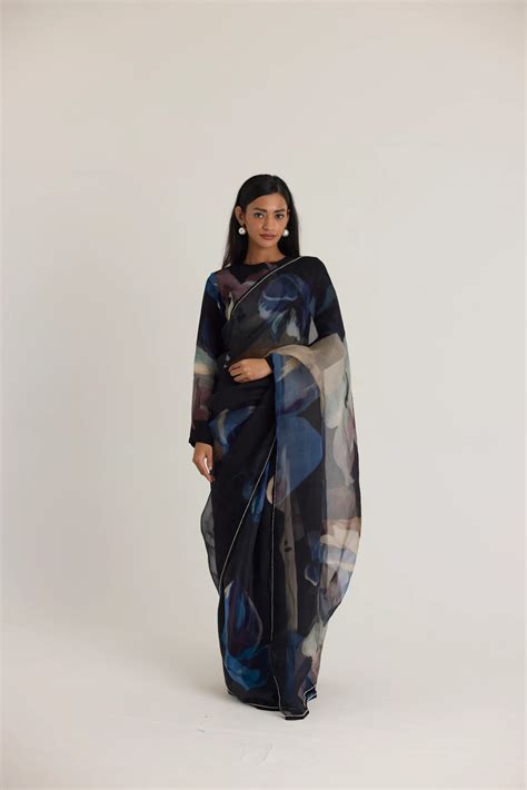 Rocco Half Silk & Half Organza Saree