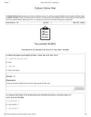 Image result for Python Online Test Practice