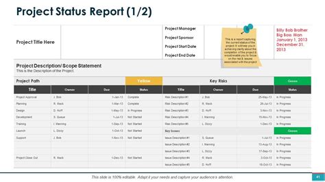 Image result for Project Management Slide in PowerPoint