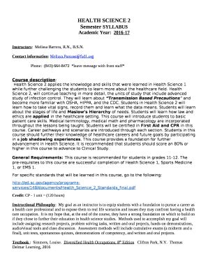 Instructors: Melissa Barrera, R - www2 fsd1 Doc Template | pdfFiller