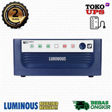 Promo Luminous 700VA/12V EcoWatt Square wave Inverter Long Backup UPS ...