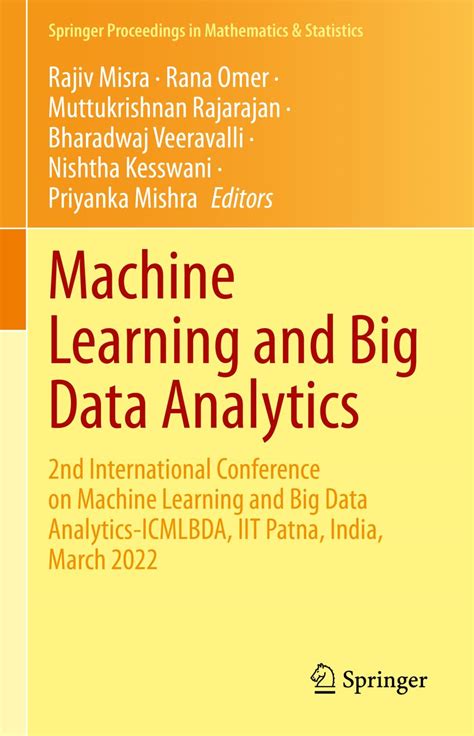 Image result for Introduction to Machine Learning in Big Data Analytics