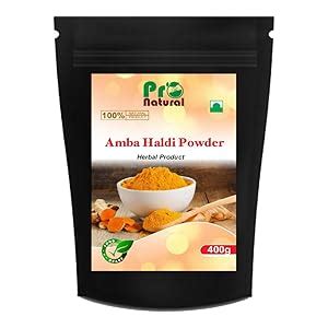 Pronatural Amba Haldi | Wild Kasturi Turmeric, 400gms : Amazon.in ...