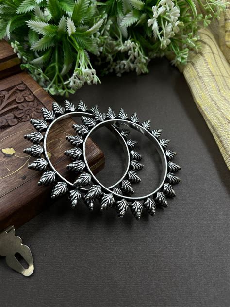 OXIDISED KOLAPHURI BANGLES -20 – Naman Arts