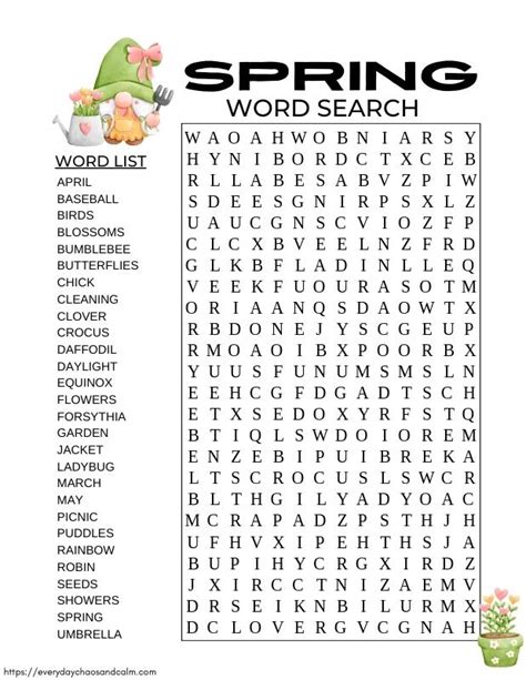 Image result for Spring Word Games