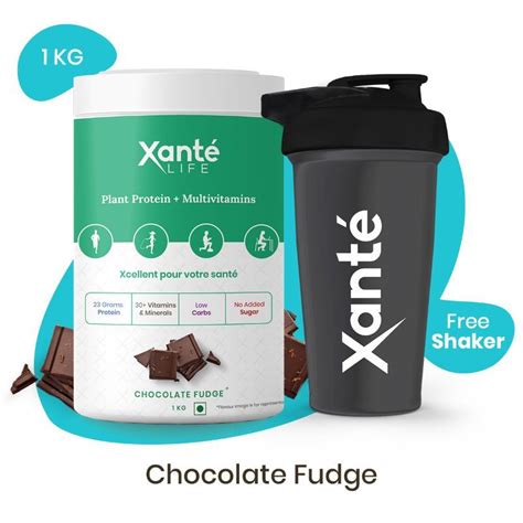 Buy Xante Low Carb 23gm Plant Protein With 30+vitamins - Chocolate ...