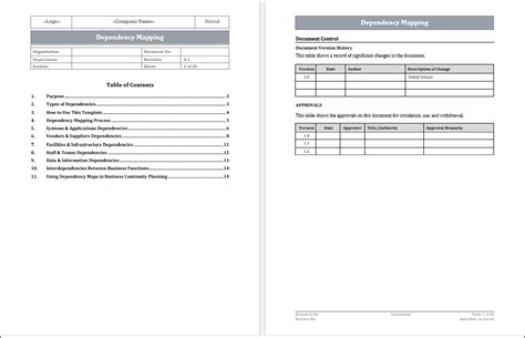 Dependency Mapping Template – ITSM Docs - ITSM Documents & Templates