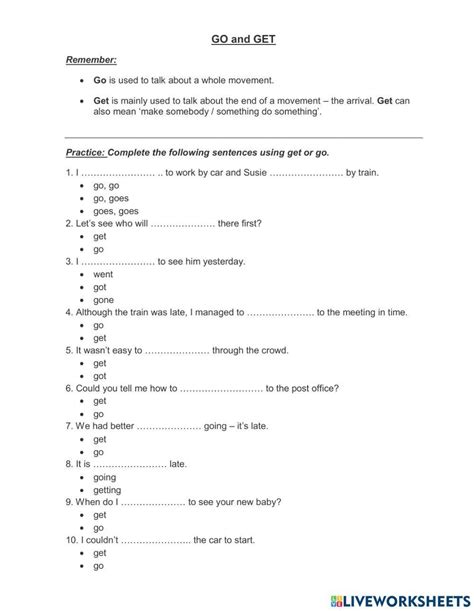 Get or Go Worksheet 的图像结果