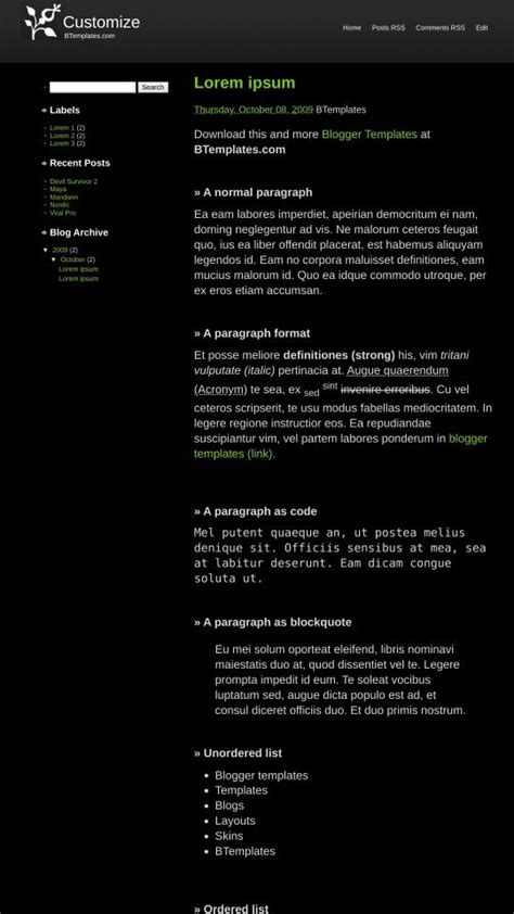 Image result for Customize Blogger Template