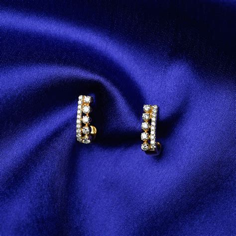 Geometric Diamond Earrings