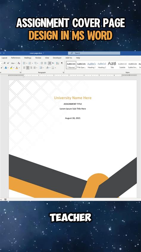 Best Assignment Cover Page 的图像结果