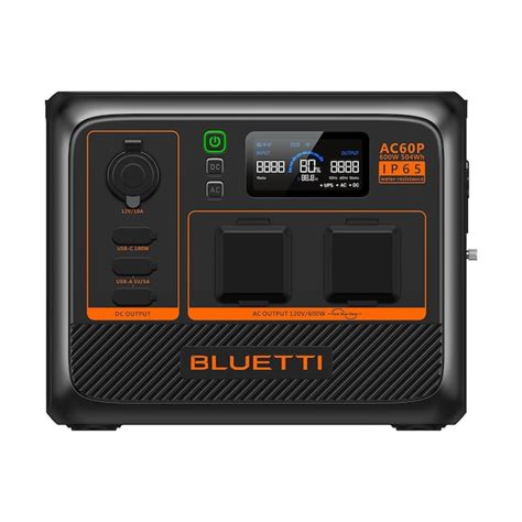 BLUETTI IP65 600 -Watts Portable Power Station 1 Solar Panels Included ...